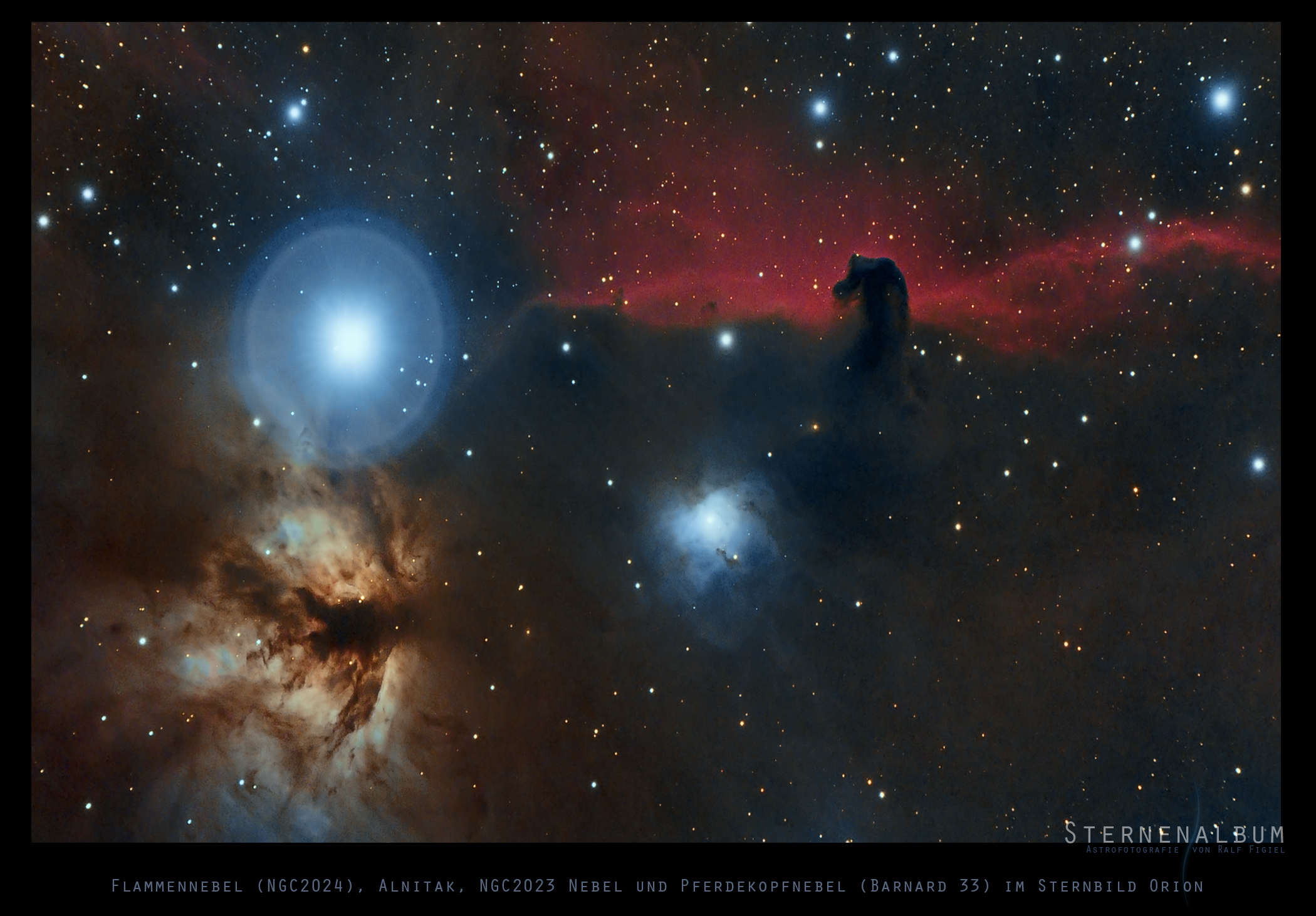 Barnard 33 - Der Pferdekopfnebel mit Umgebung