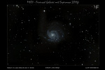 M101 - Die Feuerradgalaxie mit Supernova