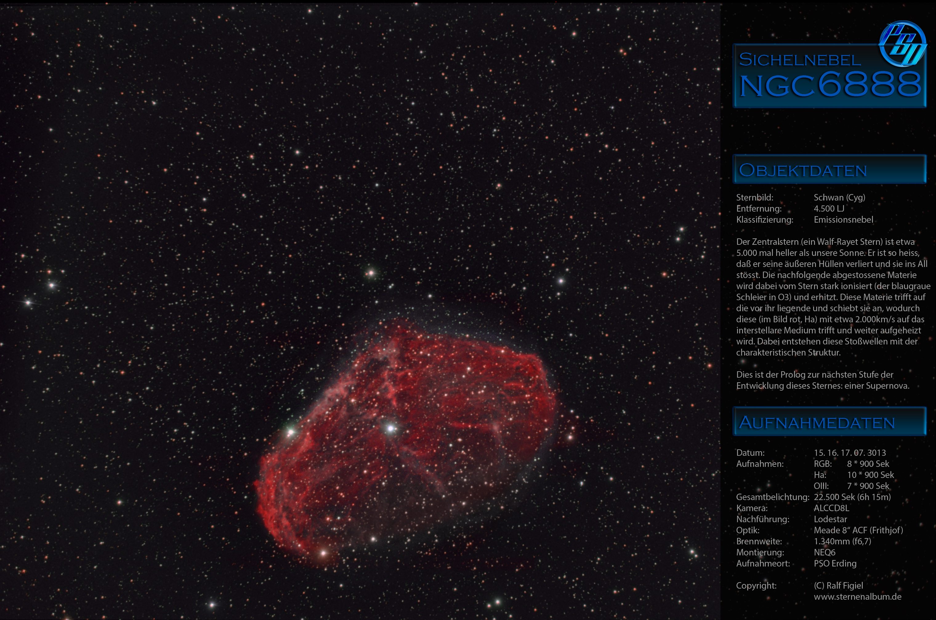NGC6888 - Der Sichelnebel