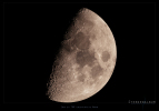 Der zu 70% erleuchtete Mond