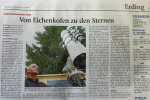 Sternwarte in der Zeitung