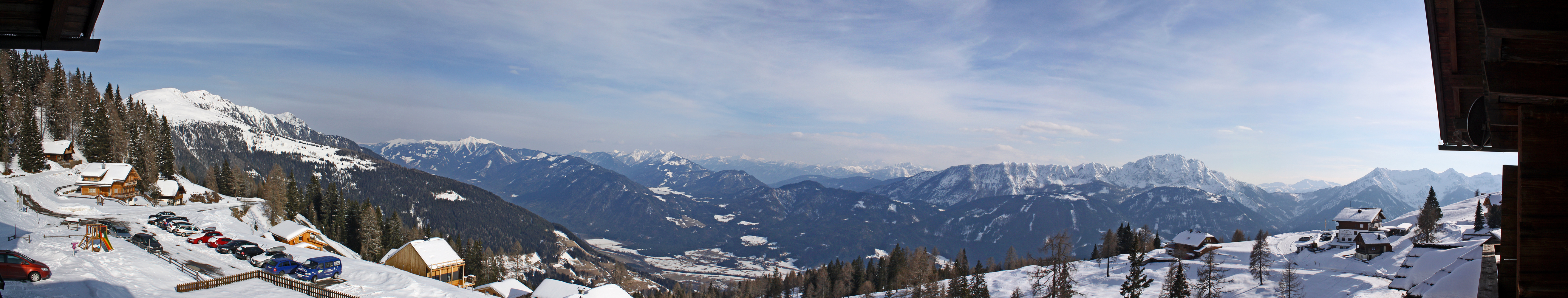 Panorama der Emberger Alm